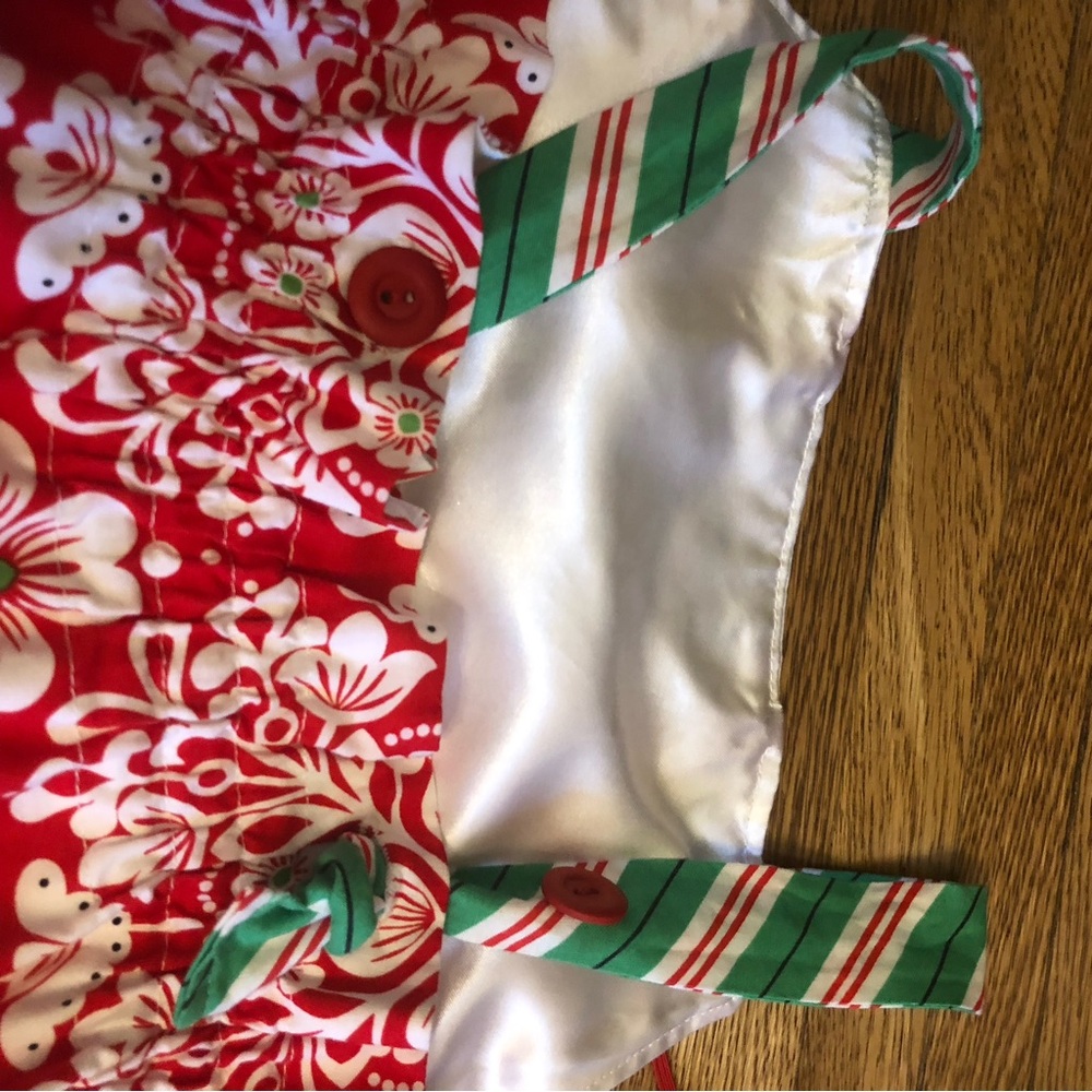 GORGEOUS Girls Full Ruffle skirt Christmas dress size 8-10 Custom boutique - Picture 8 of 11
